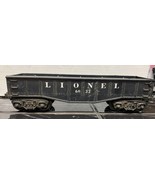 VINTAGE LIONEL BLACK GONDOLA CAR 6032 O GAUGE - $33.94 CAD