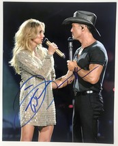 Faith Hill &amp; Tim McGraw Signed Autographed Glossy 8x10 Photo - HOLO COA - £102.25 GBP