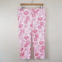 Talbots | The Perfect Skimmer Pink Floral Pants, size 6 - $19.34