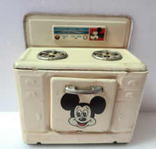 Maruyoshi Mickey Mouse Tin Toy Range Stand Antique Old Japan 1960 Disney - £290.81 GBP