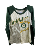 Touch Women&#39;s Oakland Athletics Raglan Long Sleeves Wide Neck T-shirt, S... - $50.29 CAD