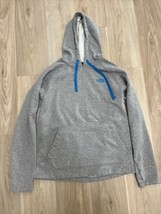The North Face Sweater Mens Medium Gray Blue Outdoors Hoodie Sweatshirt - £12.69 GBP