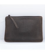Coach NYC Vintage 70s/80s Document Leather Portfolio Wristlet Slim Clutc... - $169.58 CAD