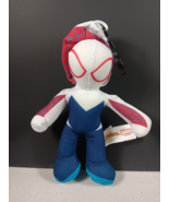 Marvel Spiderman Super Hero Ghost-Spider 6” Plush Keychain Push Clip New - $16.97 CAD