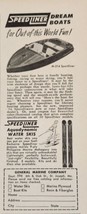 1956 Print Ad SpeedLiner M-214 Sportliner Boats &amp; Water Skis St Joseph,MO - $10.78