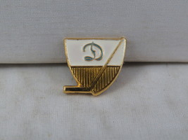 Vintage Soviet Hockey Pin - Dynamo Moscow Shield Hockey Stick - Stamped Pin - $355.70 MXN