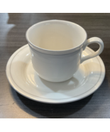 Lenox Chinastone Cup &amp; Saucer Set For The Grey Patterns Grey Pinstripes ... - £38.07 GBP