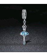 Dancer simil pandora charms,ballet shoes charm for pandora, silver charm... - $30.18 CAD