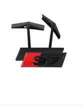 Gloss Black Audi S7 Front Grille Emblem Badge Sticker Logo Replacement A... - $24.99