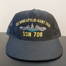 VTG USS Minneapolis-Saint Paul SSN-708 Submarine Dolphins Navy Sub Vet H... - £31.38 GBP