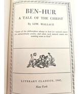 BEN-HUR By Lew Wallace Literary Classics Hardcover Undated Deckle Edge P... - $33.87 CAD