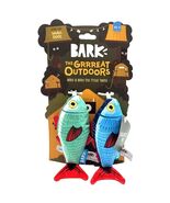 BarkBox The Great Outdoors Mike &amp; Mike The Trout Twins Squeak Toys XS-S - $12.75