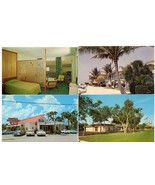 4 Postcards Sarasota Florida Mel-O-Dee Restaurant Silver Beach Court Unp... - £3.99 GBP