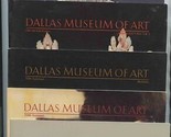 5 Dallas Museum of Fine Arts Bulletins 1985 to 1988 Texas - $21.78