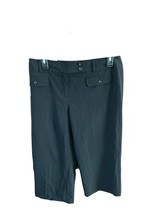 Grace Elements Womens Size 8 Black Capri Cropped Pants Straight Leg - $244.80 MXN
