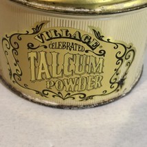 Vintage Tin Small Village Talcum Powder ODS2 - $8.90