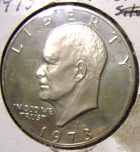 1973-S Eisenhower Clad Dollar - Cameo Proof - £7.96 GBP