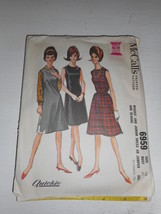 Vintage 1960s McCalls Size 10 6959 dress jumper and blouse cut pattern - $515.62 MXN