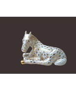 HEREND PONY Baby Sitting, Gold Fishnet, Limited Edition MINT! - $340.00
