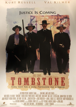TOMBSTONE SIGNED MOVIE POSTER - $180.00