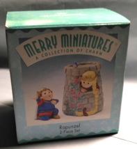 1998 Hallmark Merry Miniatures A Collection Of Charm Rapunzel 2-Piece Se... - £7.83 GBP