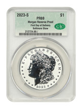 2023-S Reverse Proof Morgan $1 CACG PR69 - £101.76 GBP