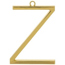 Monogram Metal Christmas Ornament - Letter Z - $16.82