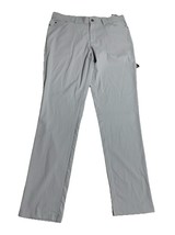 new Adidas Golf men&#39;s $80 FIVE POCKET GOLF PANTS slim cut gray size 32x30 - $823.64 MXN