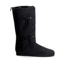 Women&#39;s Suede Renaissance Boot (Black Microfiber;7) - £19.97 GBP