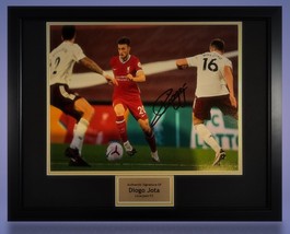 Diogo Jota Liverpool FC Framed Signed Autograph Photo COA - £123.13 GBP