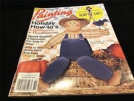 Painting Magazine October 1994 Holiday How-To&#39;s, Halloween, Thanksgiving - £7.99 GBP