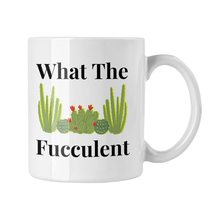 What The Fucculent Coffee Mug, Cactus Plant Mug, Plant Lover Mug - £13.41 GBP