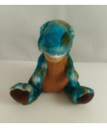 Aurora Tyrannosaurus Rex T-Rex Roaring Plush Blue Brown 7&quot; - $128.98 MXN