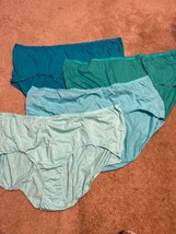 Comfort Choice Women&#39;s Plus Size Stretch Cotton Brief 4 Pack  Underwear ... - £18.36 GBP