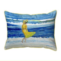 Betsy Drake Rough Surf Small Indoor Outdoor Pillow 11x14 - £38.94 GBP