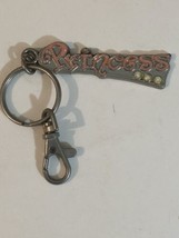 Princess Metal Keychain Pink Small J1 - £4.42 GBP