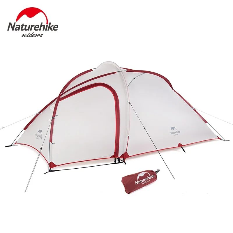 Naturehike UPGRADE Hiby Family Tent 20D Silicone Fabric Waterproof Doubl... - £217.29 GBP