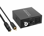 Optical To Coaxial Or Coax To Optical Digital Audio Converter Adapter, B... - $38.99