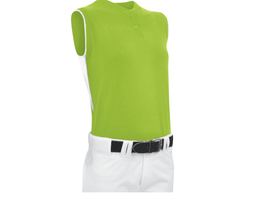 Champro Brand ~ Women&#39;s Large ~ Sleeveless ~ Fastpitch Jersey ~ Lime Gre... - $14.96