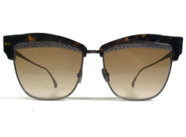 Bottega Veneta Sunglasses BV0075S 003 Gray Tortoise Cat Eye with Brown L... - £58.53 GBP
