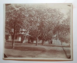 Antique Photo Holly,Michigan Oakland County Victorian House Saginaw Street - £61.30 GBP