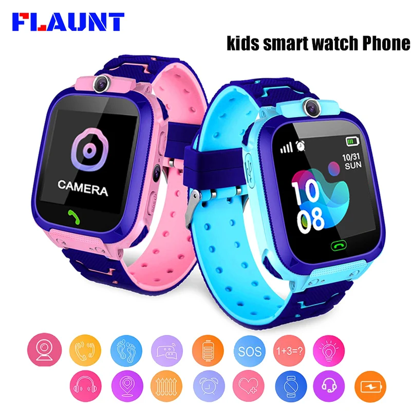 Children&#39;s Smart Watch SOS for Help Track Query Waterproof Electronic Fence Two- - £147.77 GBP