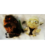 Star Wars YODA &amp; CHEWBACCA Plush Toys (7 INCHES)   - £15.60 GBP