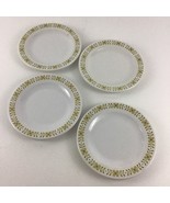 Crazy Daisy Amherst By Prolon Melamine Retro Small Side Plates Dessert 4... - $32.42 CAD