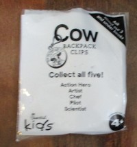 Chick-Fil-A Cow Backpack Clips Scientist Open Bag - £5.42 GBP