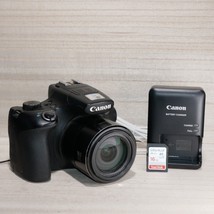 Canon PowerShot SX60 16.1MP 65X Zoom Bridge Digital Camera - Black *GOOD... - $242.50