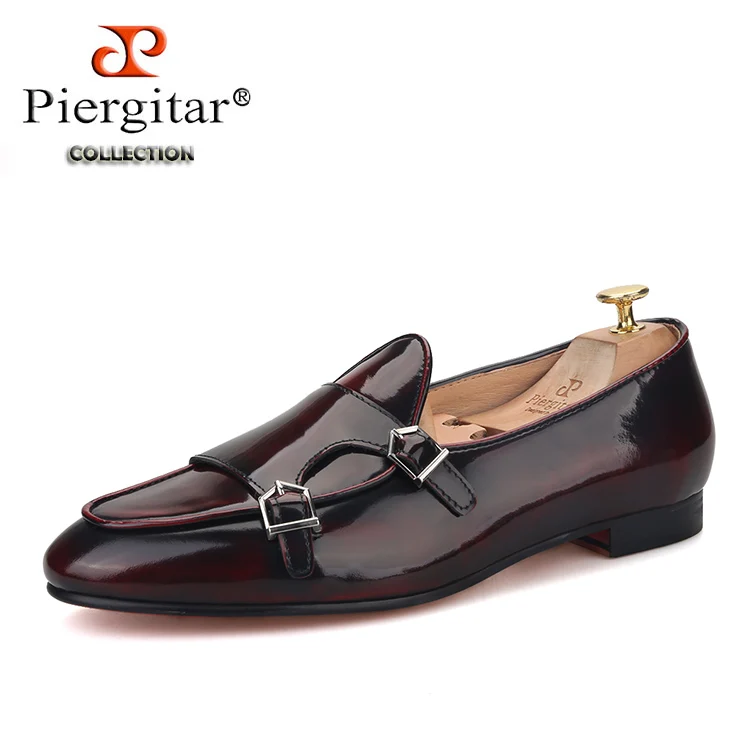 New Hand-Polished Burgundy Calf Leather Men Loafers British Classics Buc... - £239.20 GBP