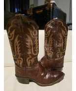 Vintage Justin lizard Cowboy boots 7.5 UK6.5 9 VLV - $3,635.26 MXN