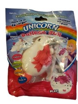 White UNICORN BALLOON BALL Blow Up Party Favor Gift Toy Summer Fun - $5.93