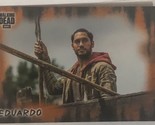 Walking Dead Trading Card #43 Eduardo Orange Background - $1.97